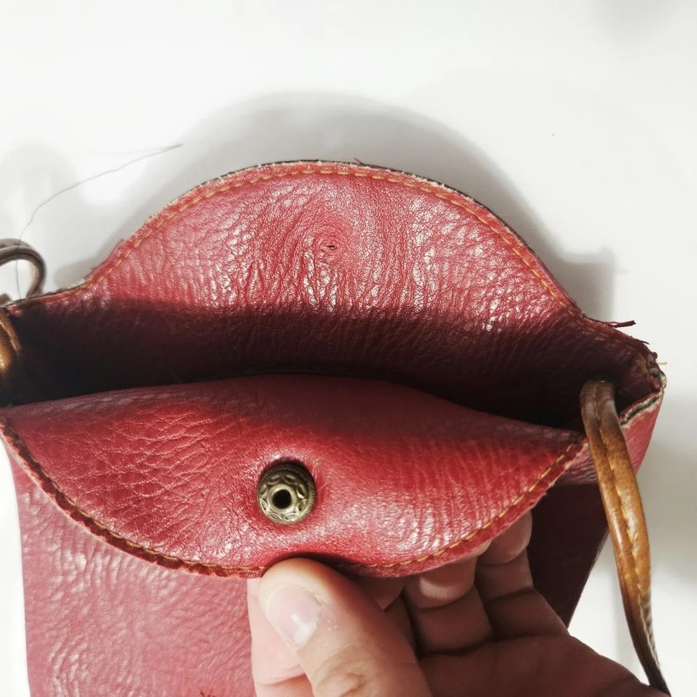 HEROING (3) Pebbled Faux Leather Crossbody Phone Pouch Bag Purse.